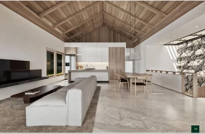 Disfruta de la experiencia Mountain Living con generosas áreas  sociales y vistas ininterrumpidas hacia el Valle de Jarabacoa. - Imagen 7