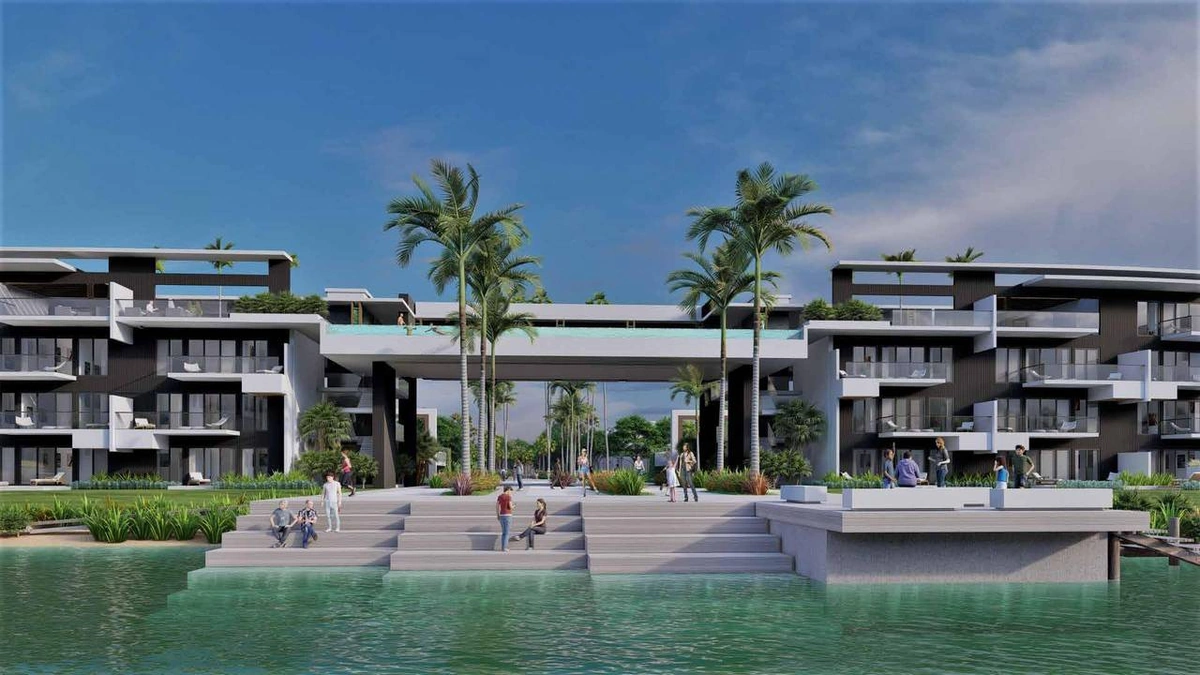 Apartamentos con piscina y playa en Vista Cana, Republica Dominicana - Vista 5