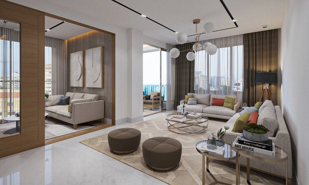 Apartamentos en urbanización Real, cerca de la avenida Enriquillo y la Bolívar, Kapital Living - Vista 4