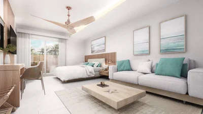 Apartamentos en complejo innovador un crucero en la tierra, Punta Cana, Republica Dominicana - Imagen 2