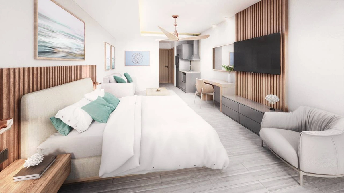 Apartamentos en complejo innovador un crucero en la tierra, Punta Cana, Republica Dominicana - Vista 3