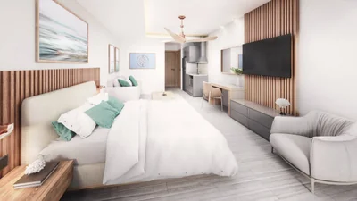 Apartamentos en complejo innovador un crucero en la tierra, Punta Cana, Republica Dominicana - Imagen 3