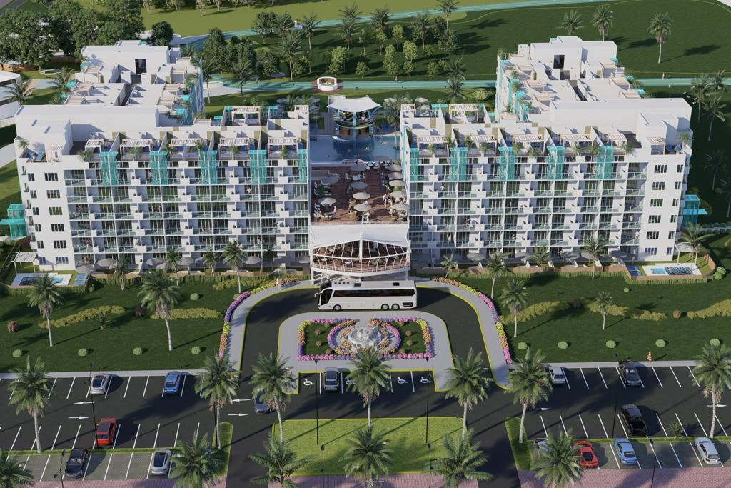 Apartamentos en complejo innovador un crucero en la tierra, Punta Cana, Republica Dominicana