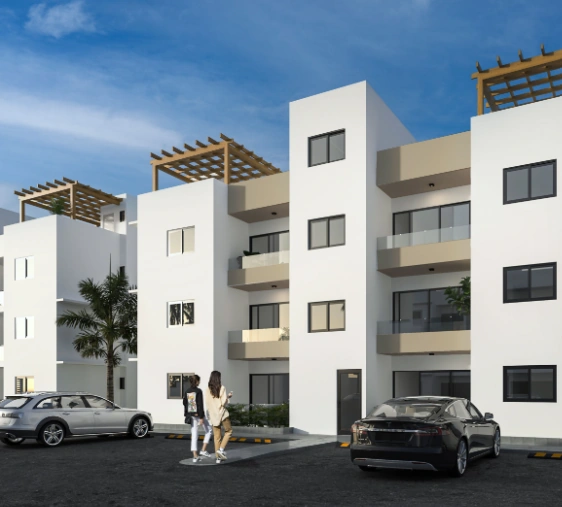Proyecto de apartamentos de 2 habitaciones, en Punta Cana
