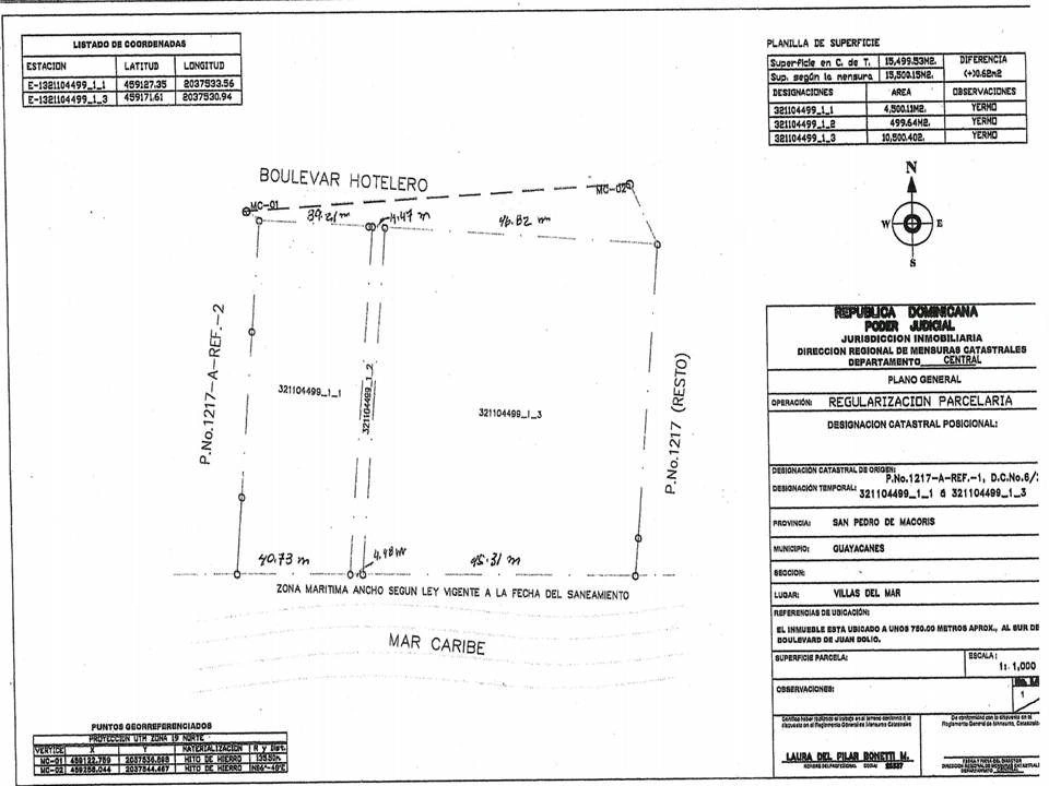 Solar en guayacanes frente al mar Caribe - Vista 2