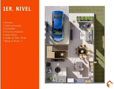 Moderno Proyecto de Casas Listo. C.S. - Imagen 6