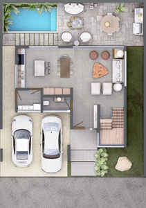 Proyecto de Villas de 3 habitaciones en Punta Cana a minutos de Downtown - Imagen 13