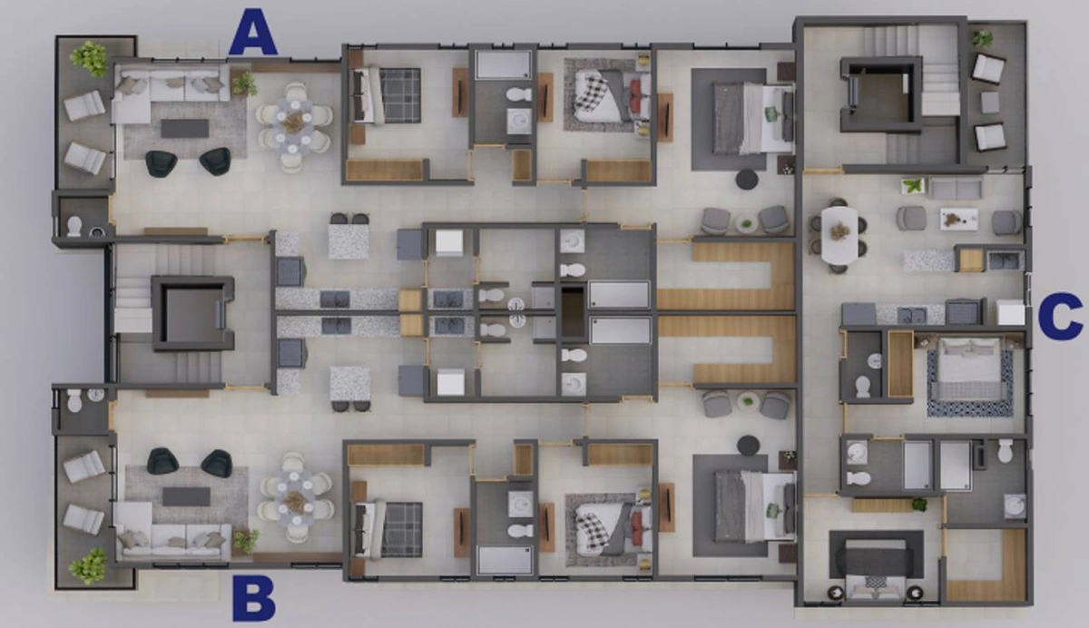 Exclusivo proyecto ubicacion estrategica y lujo terminación inigualable - Vista 5