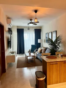 Apartamento amueblado de una habitación en alquiler – ¡A solo 4 minutos de la playa en Boca Chica!