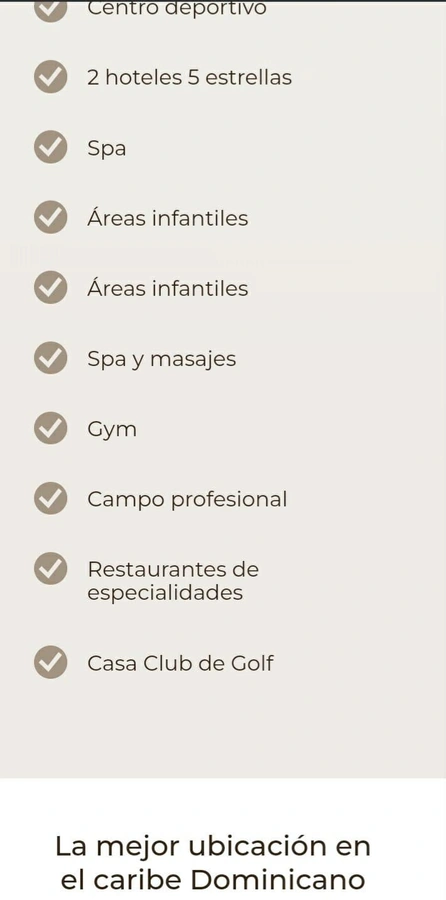 Terreno en Playa Nueva Romana - Vista 2