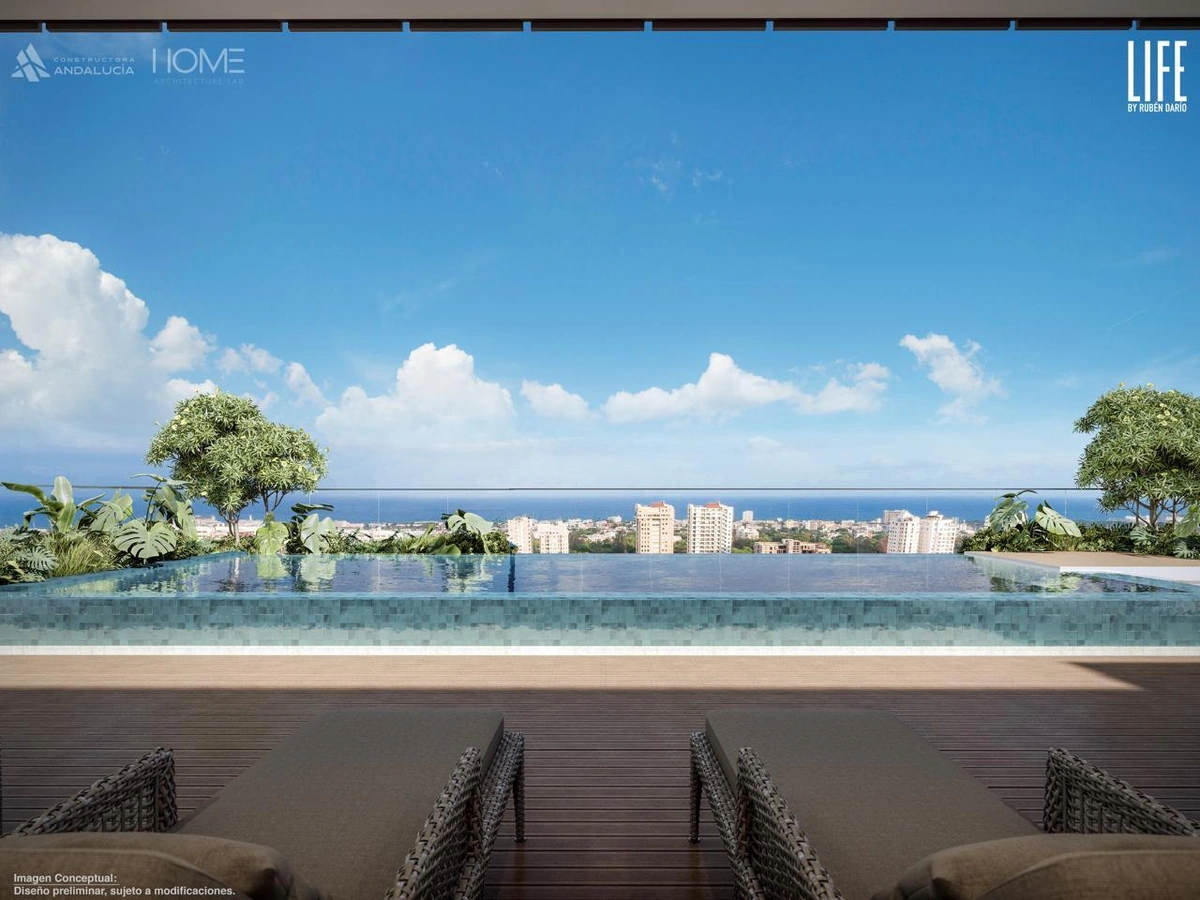 Apartamento con vista al Mar en Gazcue - Vista 2